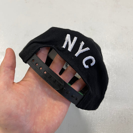 1990s 8 Ball Records NYC Embroidered Black Snapback Cap