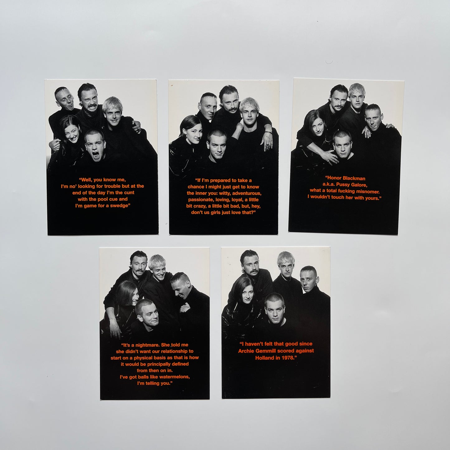 1996 Trainspotting Postcard Set