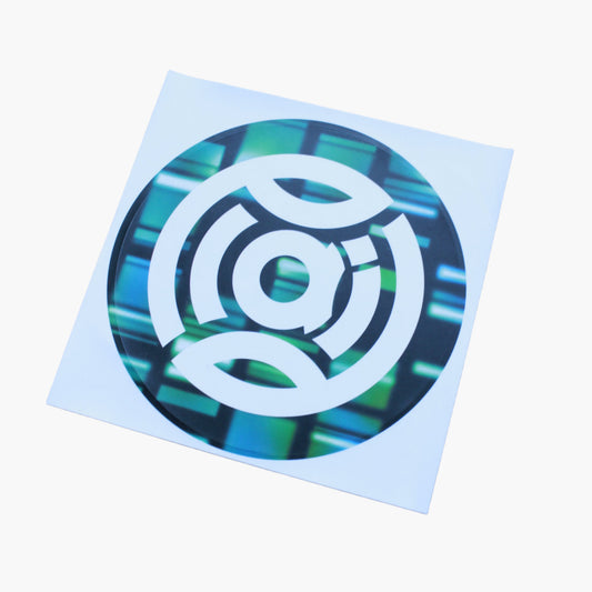 Early 2000s Plaid Sticker