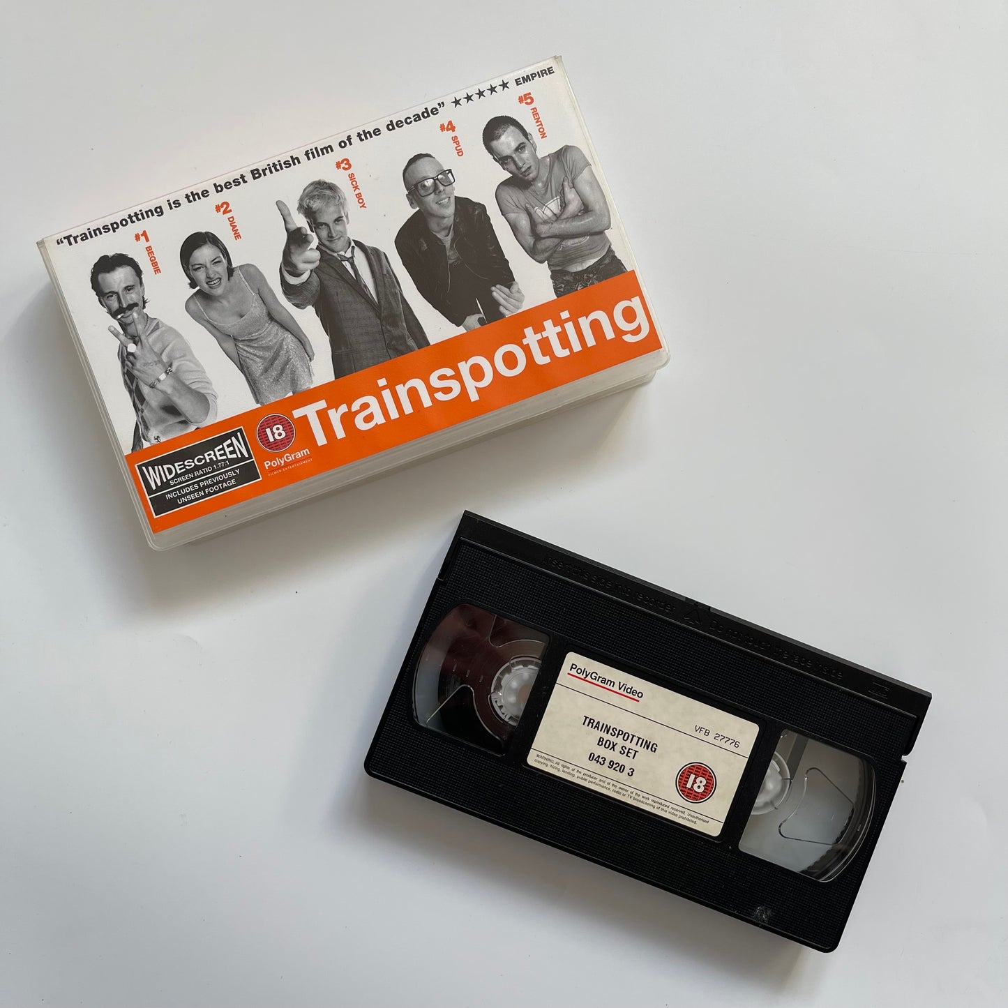 Trainspotting Collector’s Edition VHS Set