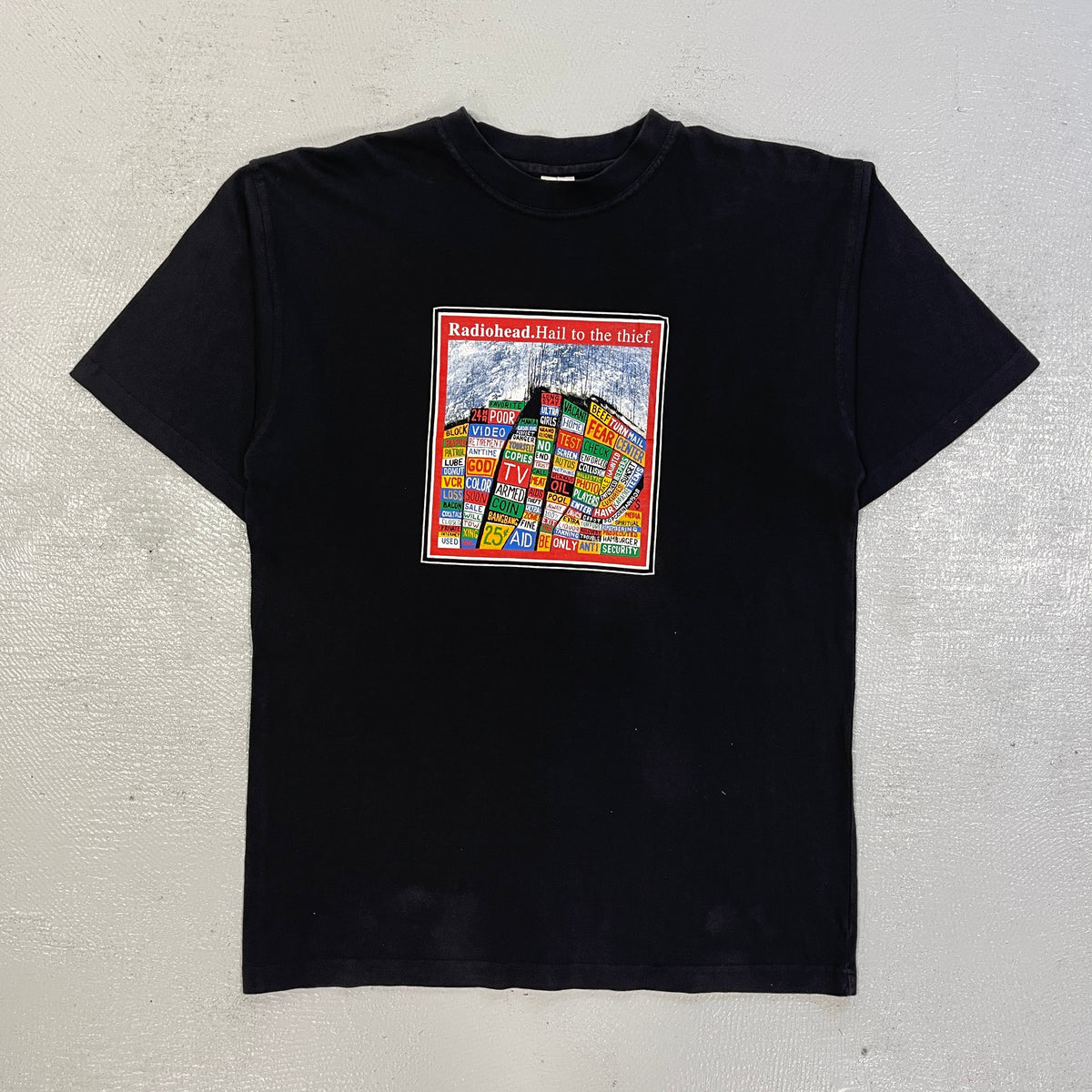2003 Radiohead Hail To The Thief Band T-shirt