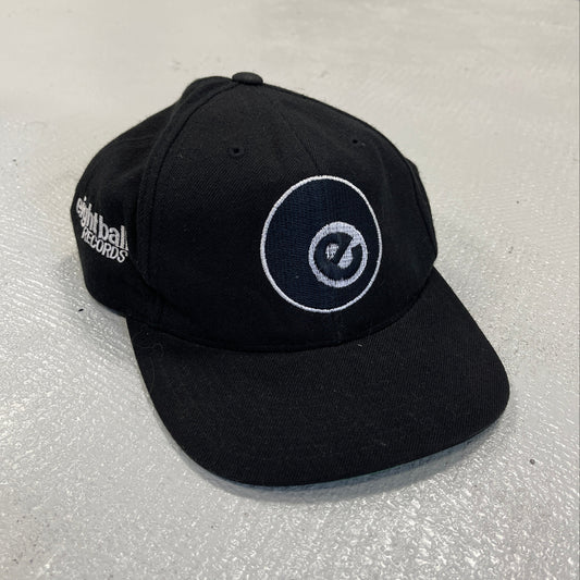 1990s 8 Ball Records NYC Embroidered Black Snapback Cap