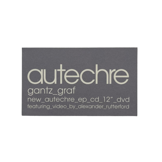 Autechre Promo Card