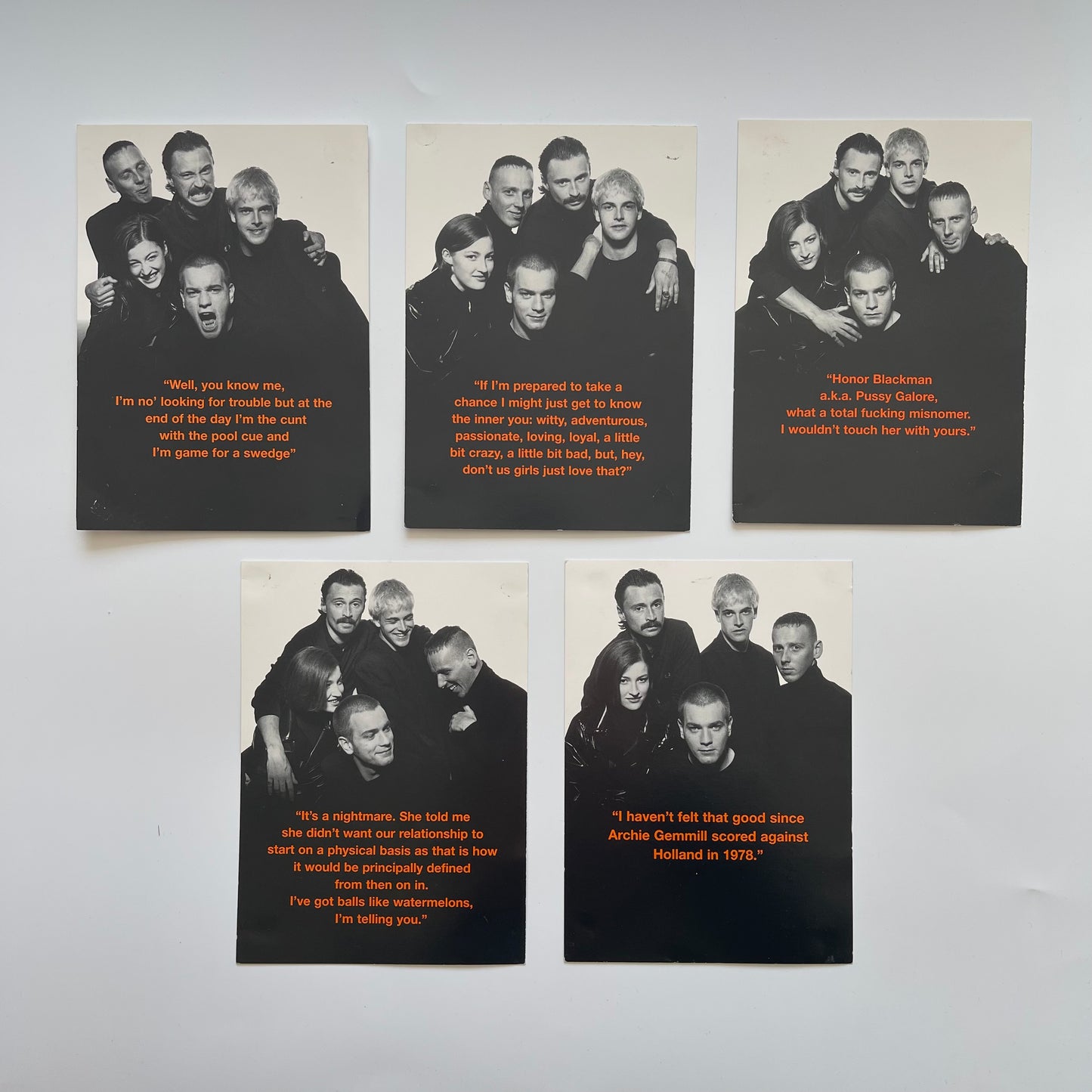 1996 Trainspotting Postcard Set