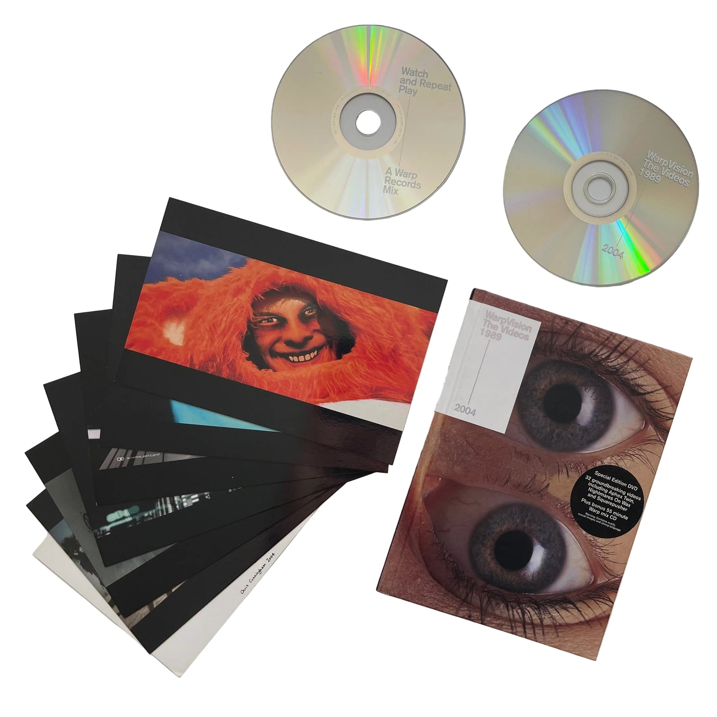 2004 Warp Visions DvD + Original Postcards