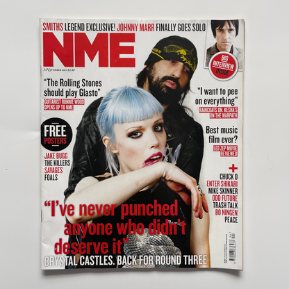 2012 NME Crystal Castles Magazine