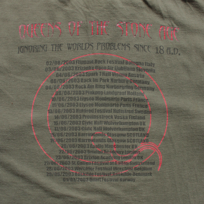 2003 Queens Of The Stone Age T Shirt